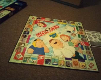 Family GUY  MONOPOLY Collector&#39;s Edition Board Game Stewie Peter 2006