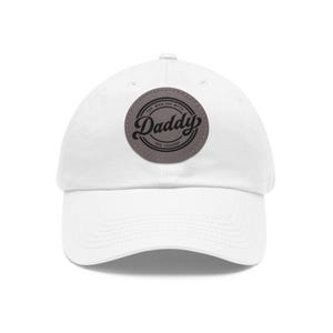 Embroidered Dad Hat with Leather Patch, Perfect Gift for Father&#39;s Day, Casual Dad Cap, Stylish Headwear, Outdoor Accessories