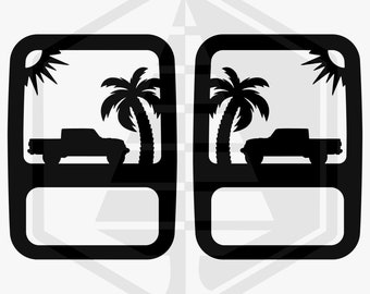 Rücklichter für jeep Gladiator 2020-Present Halogen Beach Scene