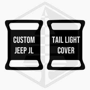 Custom Tail Light Covers For Jeep Wrangler 2018-Present LED
