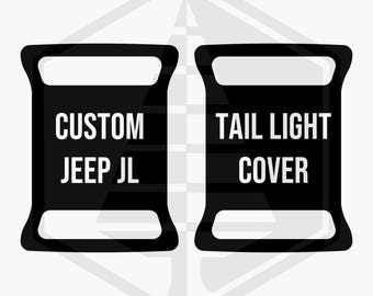 Custom Tail Light Covers For Jeep Wrangler 2018-Present LED 3D