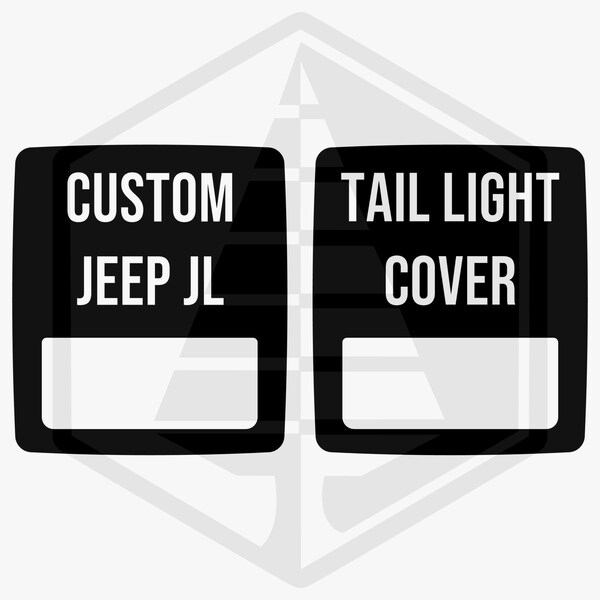 Custom Rücklicht Abdeckungen für Jeep Wrangler 2018-Present Halogen