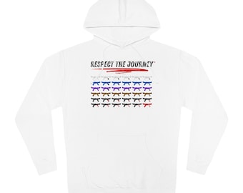 Respect the Journey BJJ Fleece Lined Hoodie