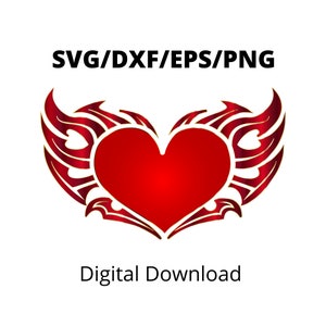 Heart SVG, tribal heart svg, cricut cut file, love svg, hearts dxf, heart png for tshirts