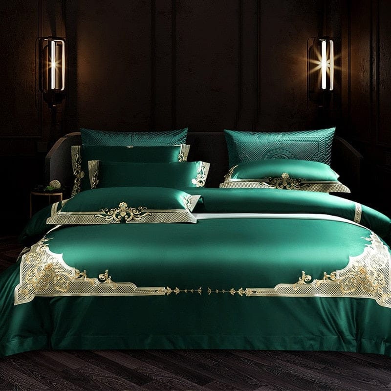 Green Gold Bedding - Etsy