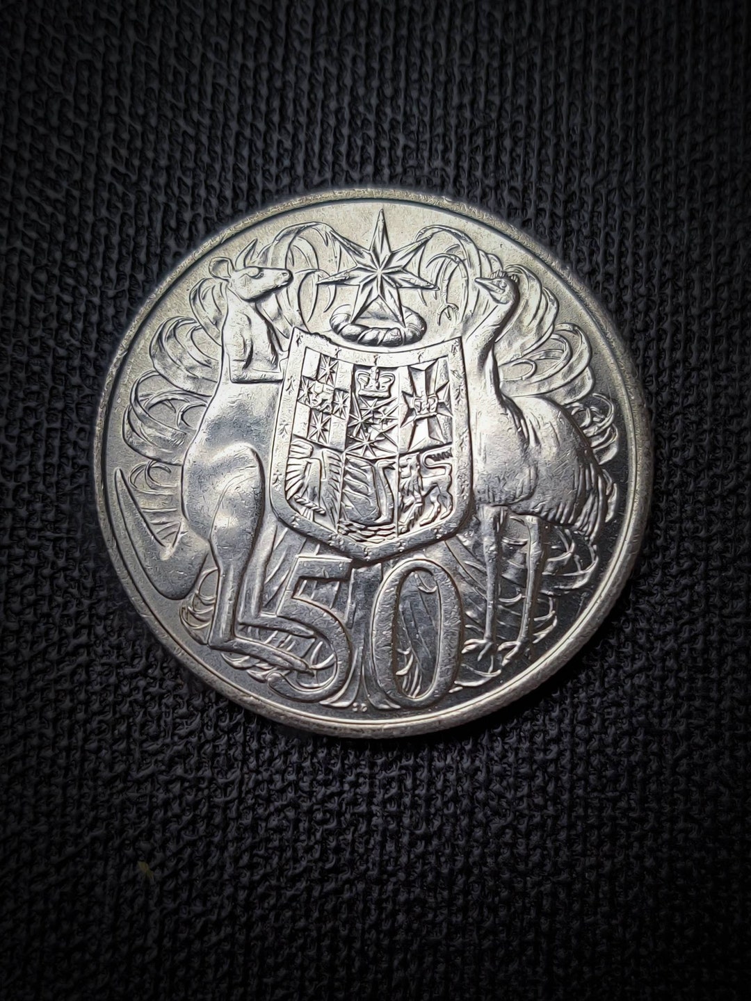 1966 Silver 50 Cent Coin From Australia Etsy