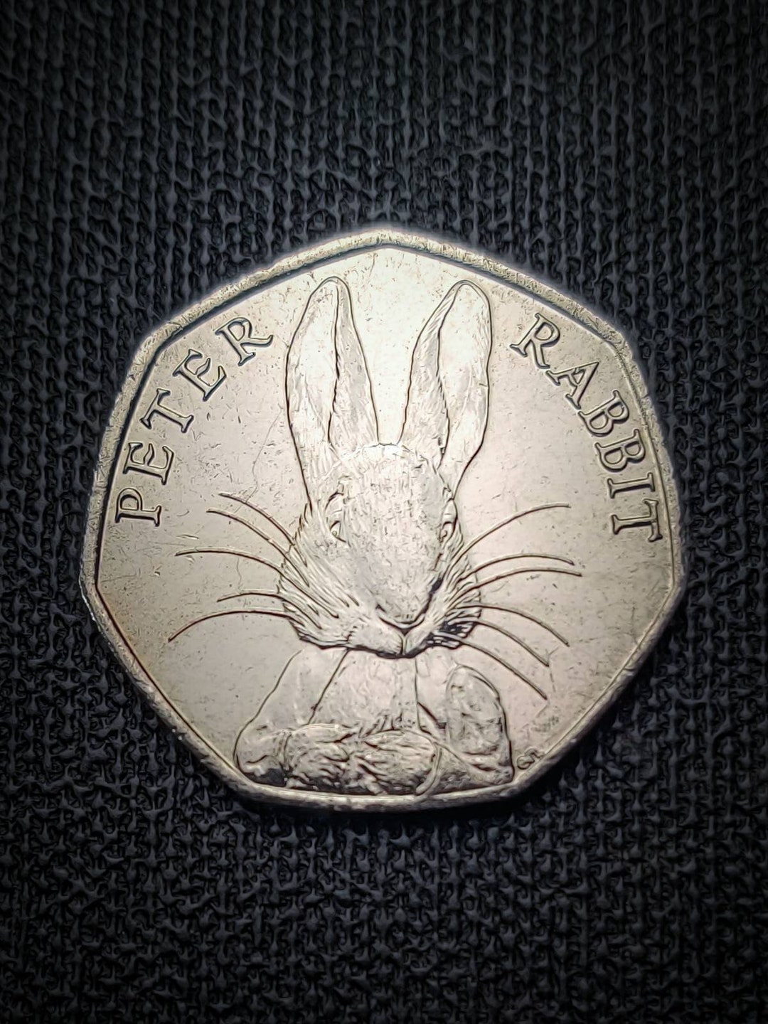 Cute 2016 Peter Rabbit 50p Coin From the UK Etsy