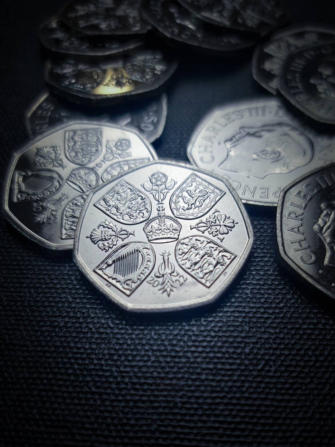 King Charles 50p Uncirculated Coin From a Coin Bag From the UK Etsy UK