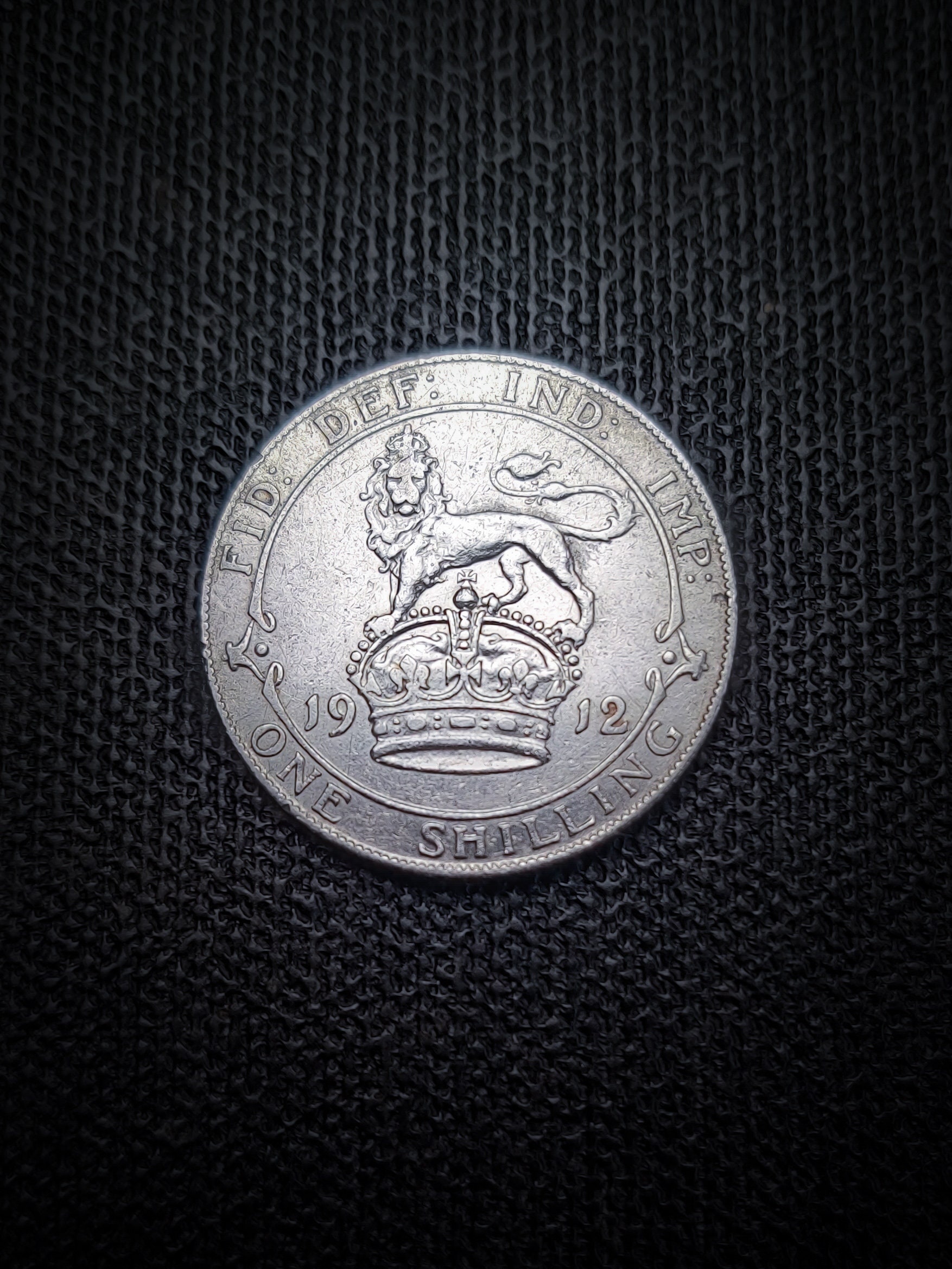 1912 Brilliant Silver Shilling Coin From the UK - Etsy India