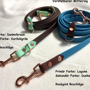 Dog leash Biothane two-tone I lead for dogs I water and dirt repellent I vegan