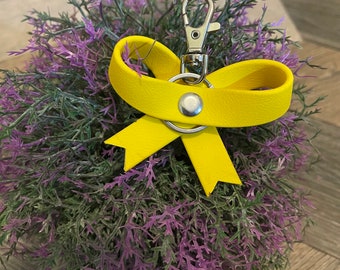 Biothane ribbon / yellow ribbon / safety for dogs / warning signal