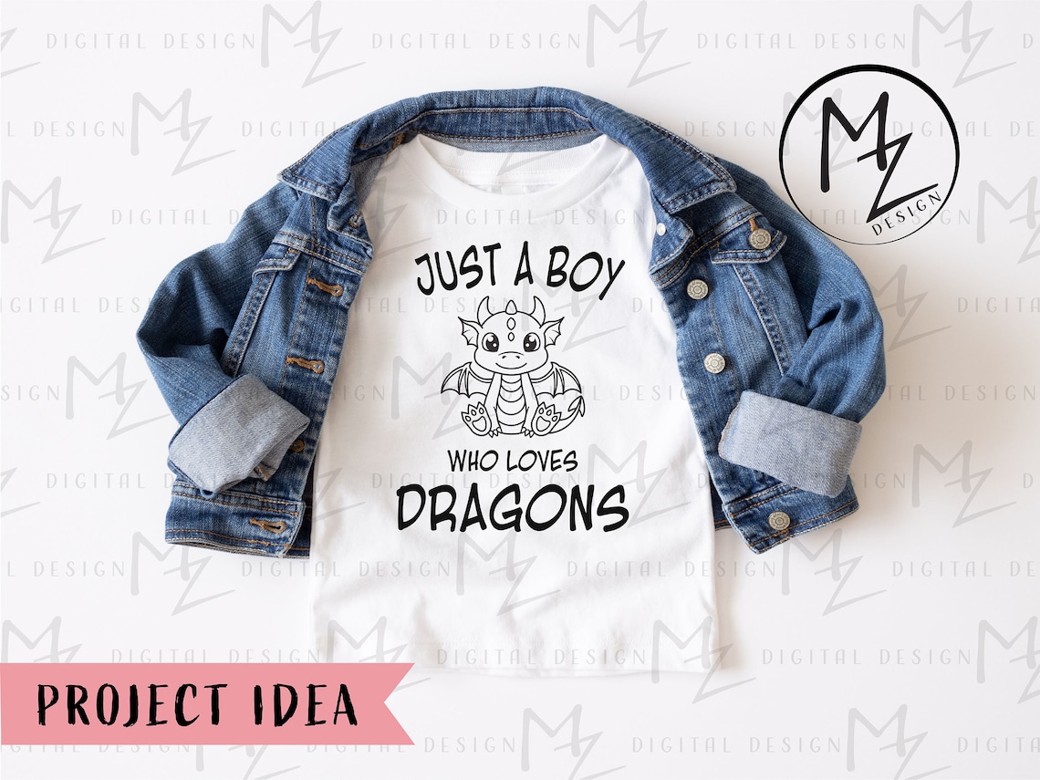 Baby Dragon SVG | Fantasy SVG | Cute Mythical Animal SVG | Cricut ...