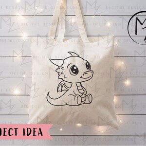 Cute Dragon Bundle SVG Fantasy SVG Kids Dragon Cute Mythical Animal SVG ...