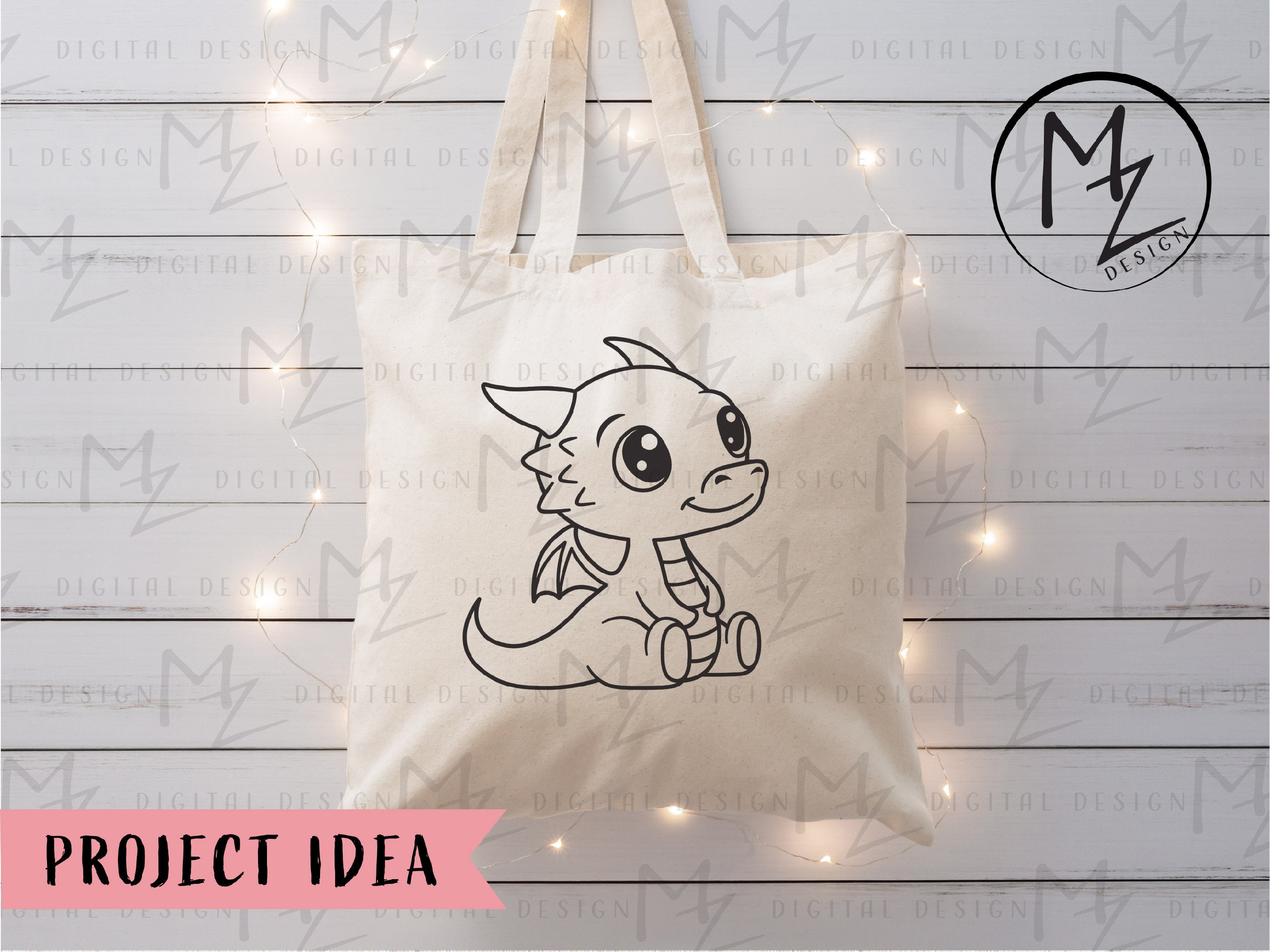 Cute Dragon Bundle SVG Fantasy SVG Kids Dragon Cute Mythical Animal SVG ...