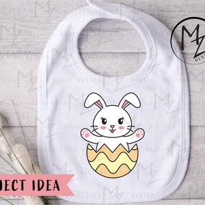 Easter Bunny SVG Bundle Cute Rabbit Easter Eggs Layered Cut File for ...