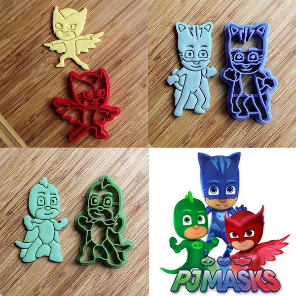 pj masks cookie cutters