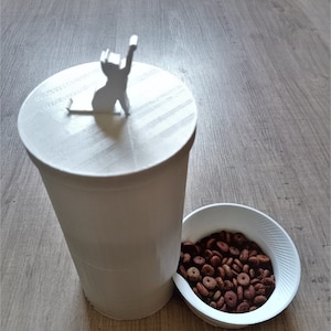cat bowl , Cat feeder with a cat figure and customizable cat name text , cat accessories ,gift for pet
