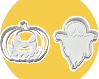 hallowen pumpkin , ghost , calabaza , courgette cookie cutters