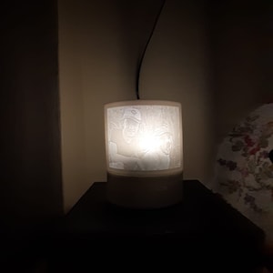 Lithophane night light ( customizable) gift