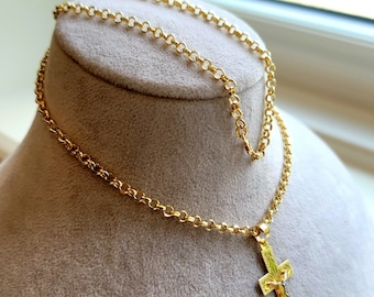 Argento 925 Placcato Oro Ciondolo Ges&ugrave; In Argento Sterling 925, Placcato Oro Giallo E Rosa, Con Diamanti Simulati, Per Uomo - HarlemBling Tissot James Bond