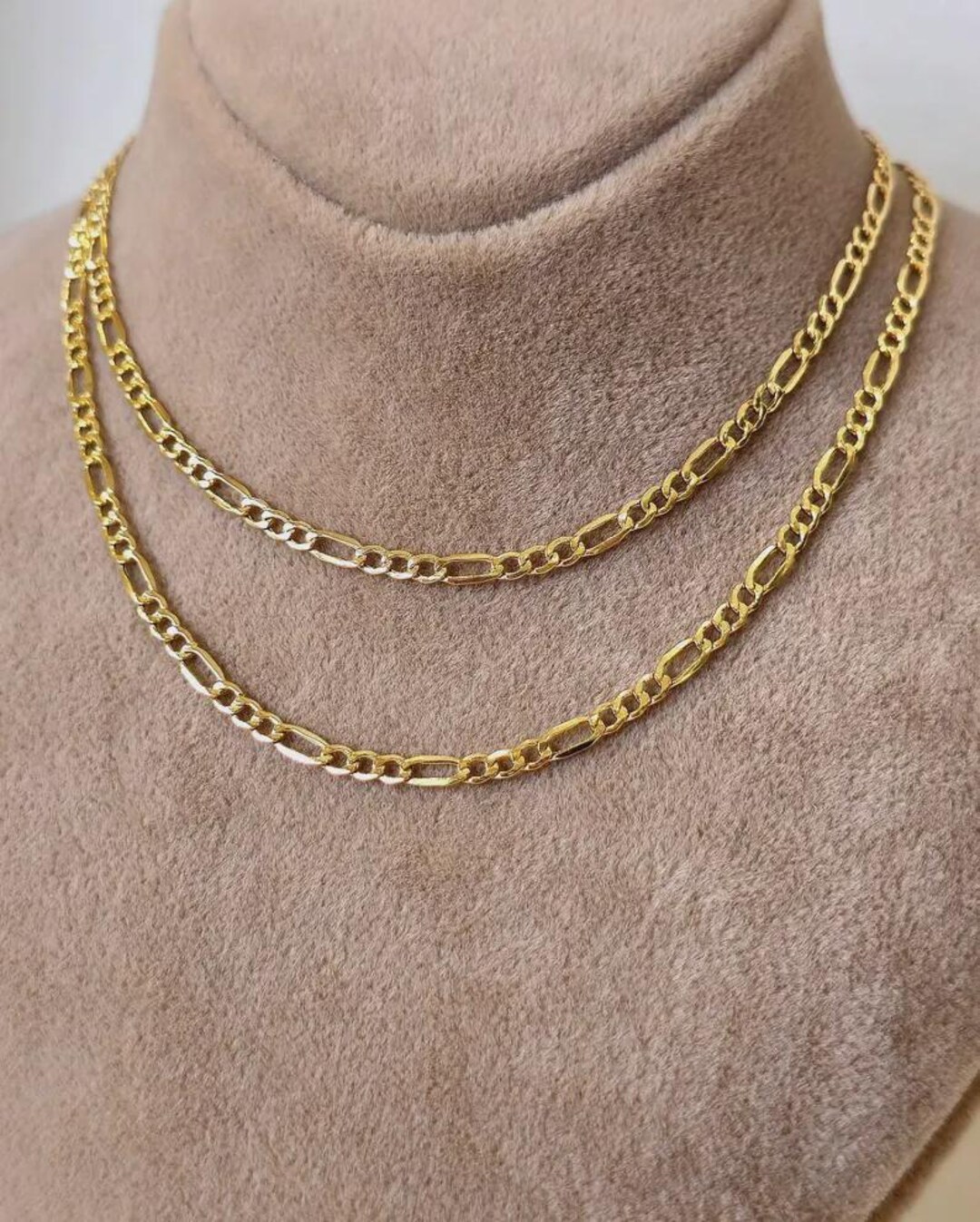 Real 18K Yellow Gold Filled 5mm Crystal Pendant 16"+2" Thin Snake Chain