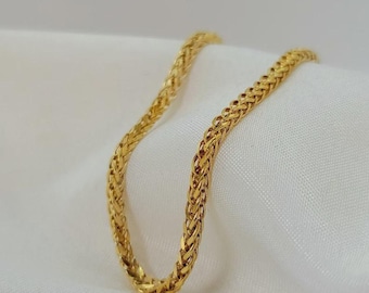 Bracciale Coda Di Volpe Nodo Unoaerre Fashion Jewellery Bronzo Dorato