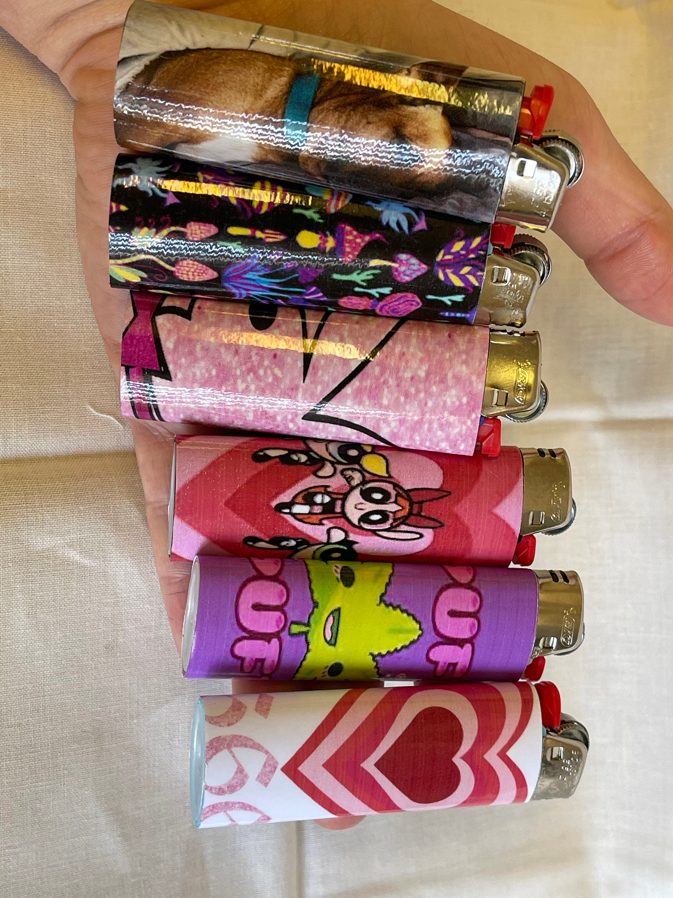 CUSTOM PINK BIC Lighter Etsy