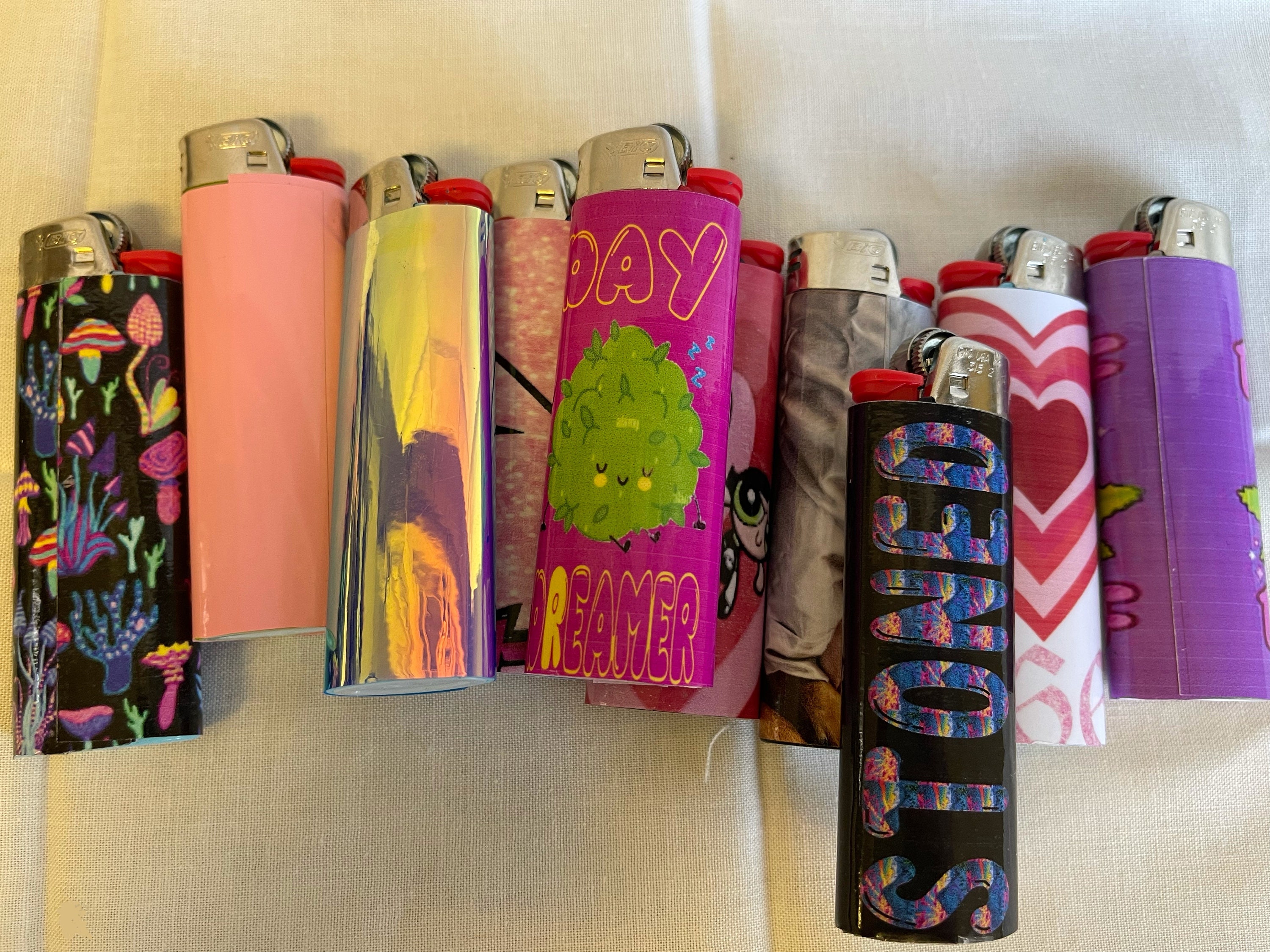 CUSTOM PINK BIC Lighter Etsy