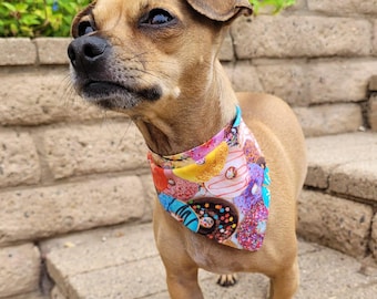 Bandana Donuts – Fatta a mano – Dalla XS alla XL – Regalo per animali domestici