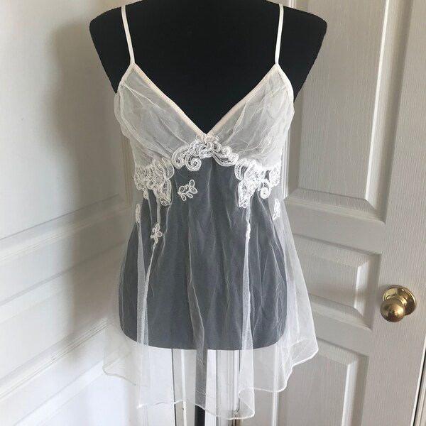 White Slip Dress Lace Etsy