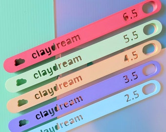 PRO Depth rolling guides for Polymer clay | Clay rolling tool