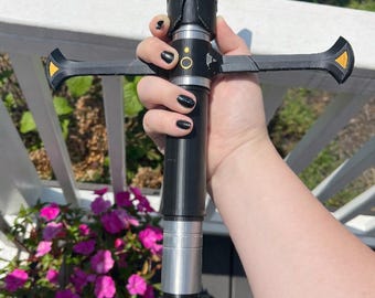 Lordly Rings Saber Prop | Fantasy Cosplay Weapon | Futuristic Saber Costume Accessory | Anime & Game Replica