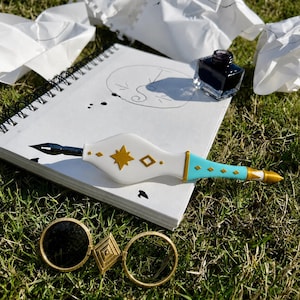 Witch Coco Qifrey | Hat Magic Wand Pen | Sigil Witchcraft | Novelty Cosplay Prop | Glasses Accessory