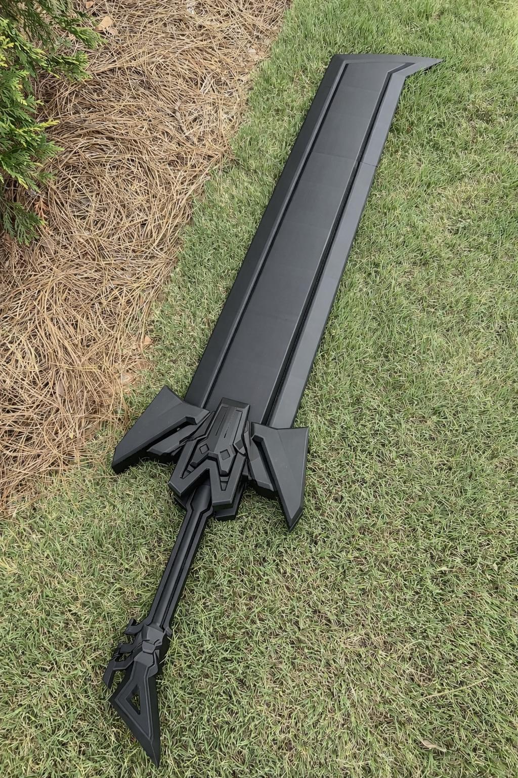 POMUTRE Cosplay Prop 110cm Thanos Double Edged Sword PU Foam Kids Toys Boys Birthday Gifts