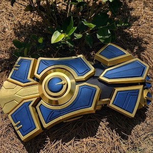 Vi ガントレット プロップレプリカ | 伝説のアルカナ コスプレアーマー | リーグパンチ ガントレット | コスチューム武器アクセサリー