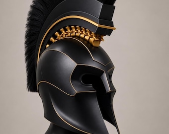 Agamemnon The Odyssey Helmet Kit | Greek Warrior Cosplay Replica | King Costume Accessory | Detailed Collectible Prop