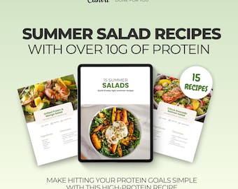 High Protein Low calories recipe ebook, Fat Loss Recipe, nutrition template, fitness coach ebook, canva eBook template DFY PLR