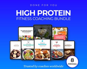 Paquete de recetas ricas en proteínas y guía de macronutrientes, planes de alimentación para bajar de peso, planificador de nutrición fitness, recetas para ganar masa muscular, descarga digital, DFY
