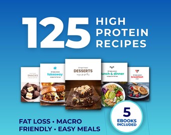 Low Calorie High Protein Recipes Fitness Coach Bundle, Editable Canva eBook Template, Meal Prep, Healthy Meals, Weight Loss DFY