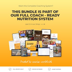Low Calorie High Protein Recipes Fitness Coach Bundle, Editable Canva eBook Template, Meal Prep, Healthy Meals, Weight Loss DFY image 8