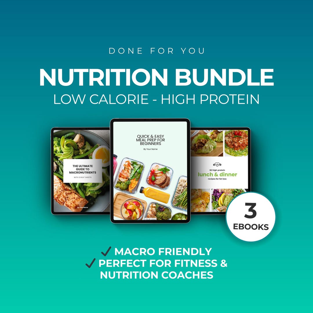 High Protein Recipe Bundle | Meal Prep Guide for Weight Loss ...