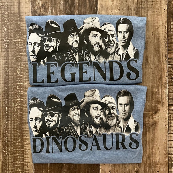 Dinosaurs | Legends | Country Music Legends T-shirt