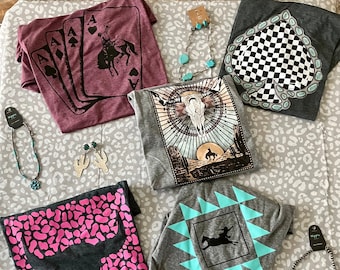 Western T-shirt grab bags, Western Mystery Box