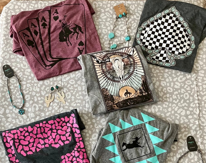 Western T-shirt grab bags, Western Mystery Box