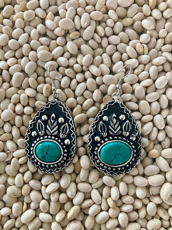 Turquoise Desert Trial Earrings