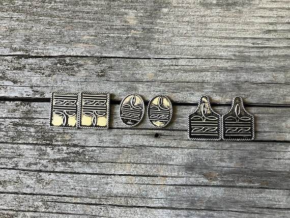 Western Bootstitch Earrings