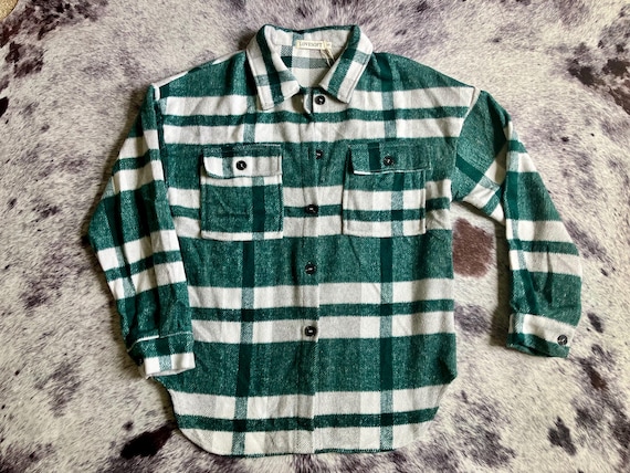 Evergreen Plaid Flannel Shacket