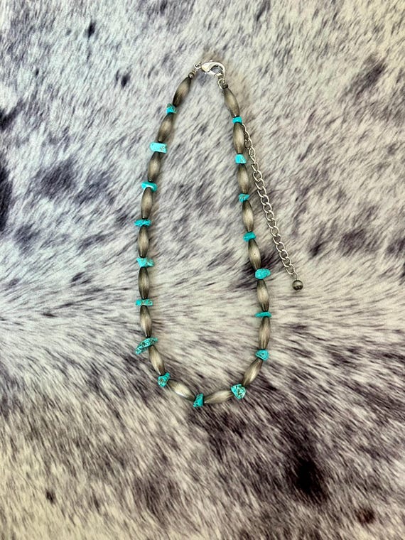 Turquoise Chunk Choker
