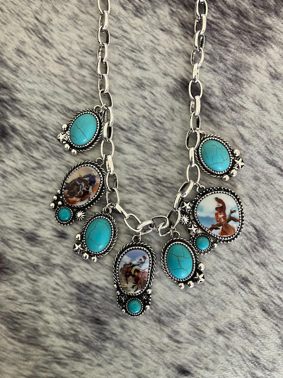 Cowgirl Charm Statement Necklace