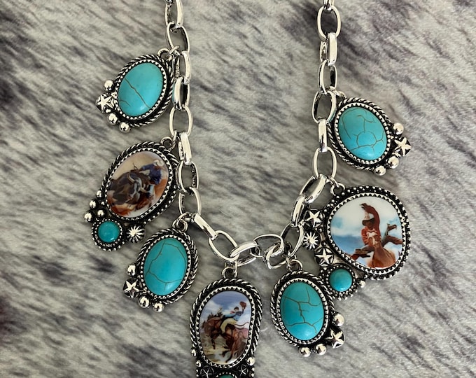 Cowgirl Charm Statement Necklace